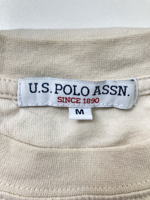 U.S. POLO ASSN./ユーエスポロアッスン/Tシャツ/カットソー/トップス/ベージュ/M
