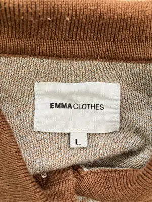 EMMA CLOTHES/エマクローズ/ポロシャツ/トップス/ブラウン/L