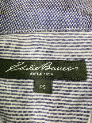 Eddie Bauer/エディーバウアー/シャツワンピース/ワンピース/ドレス/ネイビー/PS