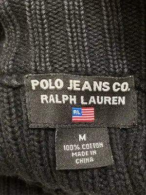 POLO JEANS CO/ポロジーンズカンパニー/ニット/セーター/トップス/ブラック/M