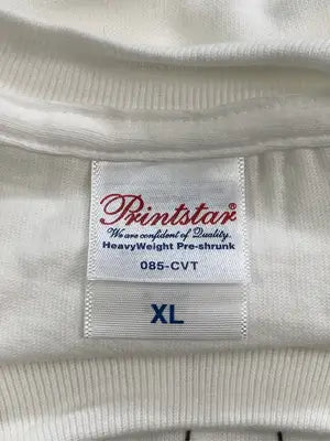 Printstar/プリントスター/Tシャツ/カットソー/トップス/ホワイト/XL