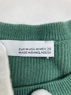 ZARA/ザラ/ニット/セーター/トップス/グリーン/EUR M/USA M/ MEX 28
