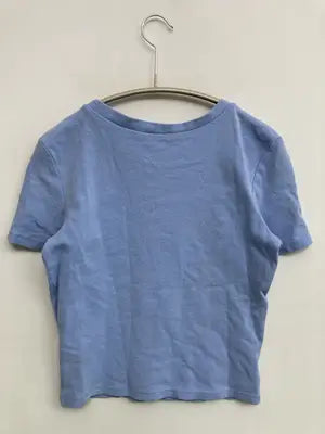 ZARA/ザラ/Tシャツ/カットソー/トップス/スカイブルー/USA S