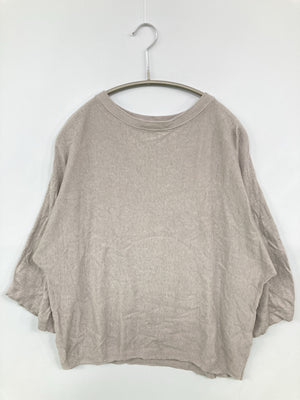 ニット/セーター/トップス/グレー/M-L