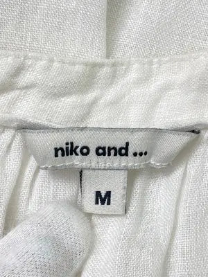 niko and .../ニコアンド/シャツ/ブラウス/トップス/ホワイト/M