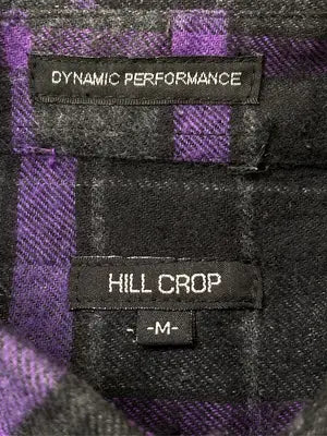 HILL CROP/シャツ/ブラウス/トップス/パープル/M
