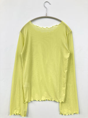 Cutie Beauty/キューティービューティー/Tシャツ/カットソー/トップス/イエロー/L