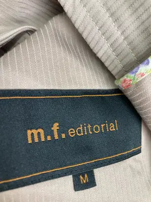 m.f.editorial/テーラードジャケット/ジャケット/アウター/ベージュ/M