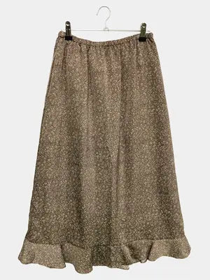 NATURAL BEAUTY BASIC/ナチュラルビューティーベーシック/ロングスカート/スカート/ブラウン/M