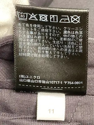 UNIQLO/ユニクロ/スラックス/パンツ/グレー/ウエスト 79cm