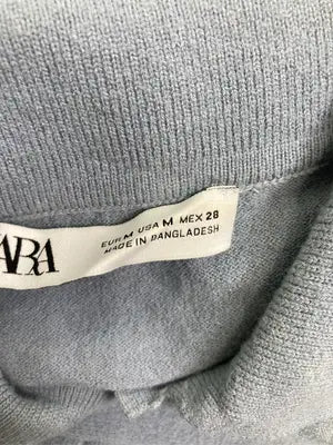 ZARA/ザラ/カーディガン/ボレロ/トップス/スカイブルー/USA M