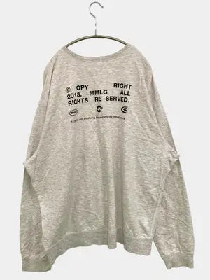 Mmlg/エムエムエルジー/Tシャツ/カットソー/トップス/グレー/LARGE