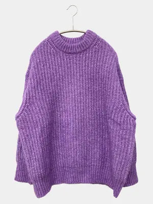 ZARA/ザラ/ニット/セーター/トップス/パープル/USA M