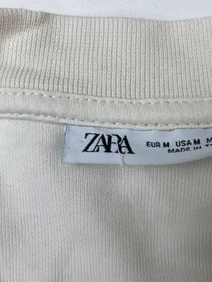 ZARA/ザラ/スウェット/トップス/アイボリー/M
