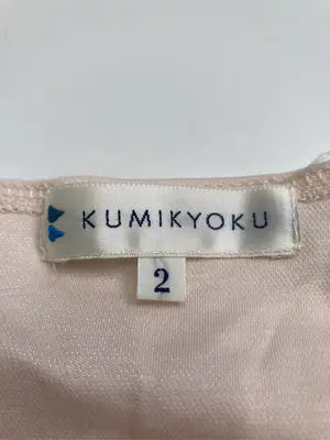 KUMIKYOKU/クミキョク/Tシャツ/カットソー/トップス/ピンク/2