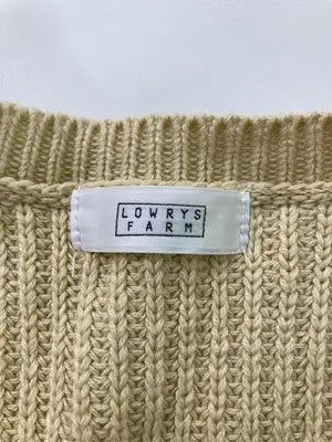 LOWRYS FARM/ローリーズファーム/ニット/セーター/トップス/イエロー/F