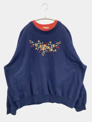 TOP STITCH by Morning Sun/スウェット/トップス/ネイビー/2X/2EG