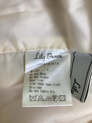 Lily brown/リリーブラウン/ミモレ/半端丈スカート/スカート/ベージュ/1