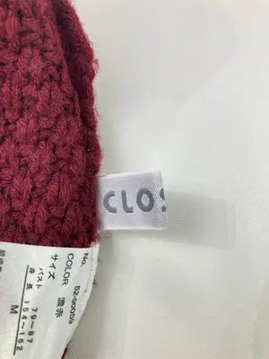 CLOSSHI/クロッシー/ニット/セーター/トップス/レッド/M