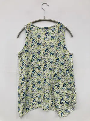 GANIEL/タンクトップ/トップス/グリーン/M