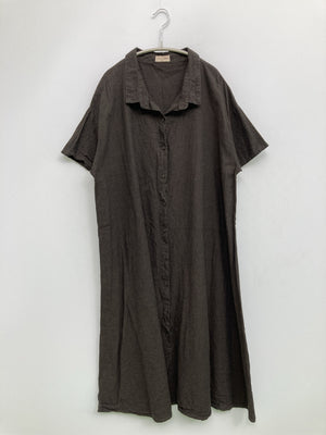 Samansa Mos2/サマンサモスモス/シャツワンピース/ワンピース/ドレス/グレー/F