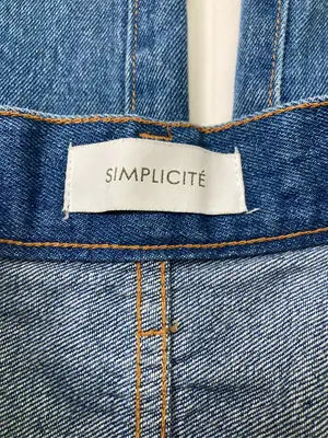 SIMPLICITE/サンプリシテ/デニムパンツ/パンツ/ブルー/M