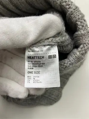 UNIQLO/ユニクロ/ニットキャップ/ビーニー/帽子/グレー/ONE SIZE