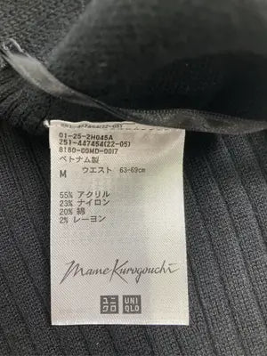 UNIQLO/ユニクロ/その他パンツ/パンツ/ブラック/M  ウエスト63-69cm