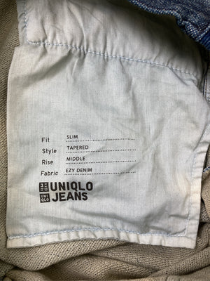 UNIQLO JEANS/ユニクロジーンズ/デニムパンツ/パンツ/ネイビー/MIDDLE