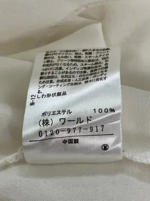 HushusH/Tシャツ/カットソー/トップス/ホワイト/L