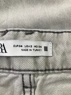 ZARA/ザラ/デニムパンツ/パンツ/グレー/EUR 34