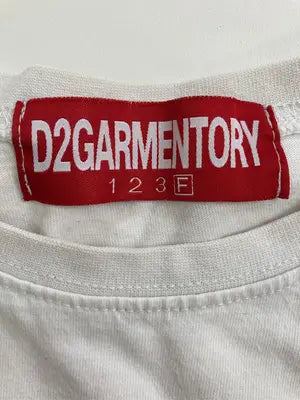 GARMENTORY D2/Tシャツ/カットソー/トップス/ホワイト/F