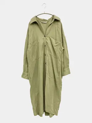 ZARA/ザラ/シャツワンピース/ワンピース/ドレス/カーキ/L