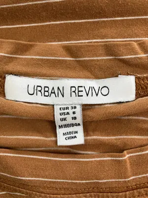 URBAN REVIVO/Tシャツ/カットソー/トップス/ブラウン/M