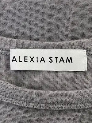 ALEXIA STAM/アリシアスタン/Tシャツ/カットソー/トップス/グレー/F