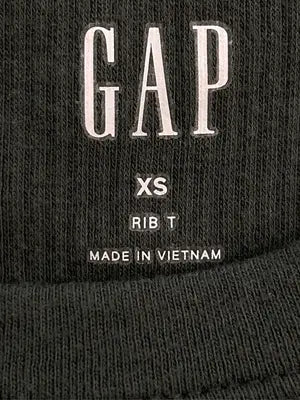GAP/ギャップ/Tシャツ/カットソー/トップス/ブラック/XS