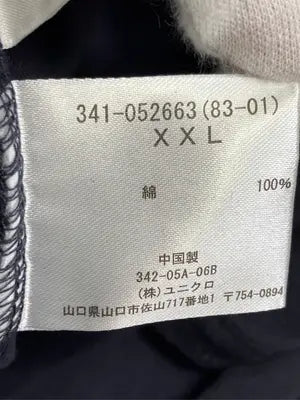 UNIQLO/ユニクロ/Tシャツ/カットソー/トップス/ブラック/XXL
