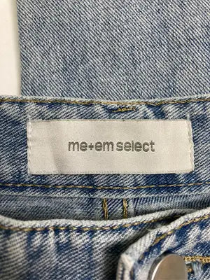 me+em select/ミームセレクト/デニムパンツ/パンツ/スカイブルー/M