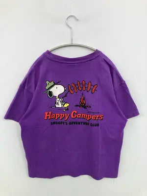 PEANUTS/ピーナッツ/Tシャツ/カットソー/トップス/パープル/M