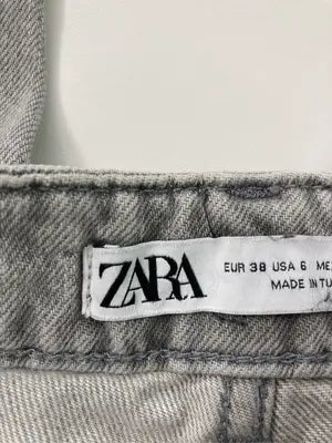 ZARA/ザラ/デニムパンツ/パンツ/グレー/USA6