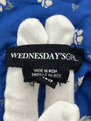 WEDNESDAY`S GIRL/ワンピース/ワンピース/ドレス/ブルー/XS