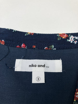 niko and .../ニコアンド/シャツ/ブラウス/トップス/ネイビー/3