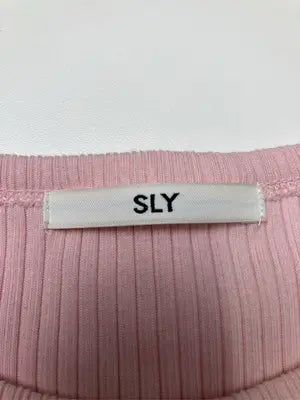 SLY/スライ/Tシャツ/カットソー/トップス/ピンク/2