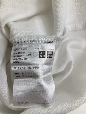 UNIQLO/ユニクロ/Tシャツ/カットソー/トップス/ホワイト/M