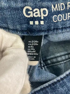 GAP/ギャップ/デニムパンツ/パンツ/ネイビー/w66