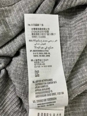 HOLLISTER/ホリスター/Tシャツ/カットソー/トップス/グレー/M