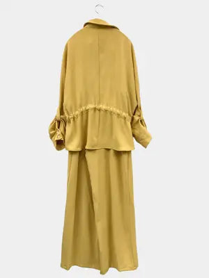 ZARA/ザラ/セットアップ/ジャケット/アウター/イエロー/USA EUR L
