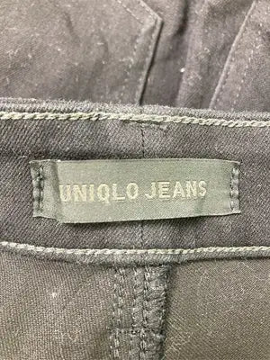 UNIQLO/ユニクロ/デニムパンツ/パンツ/ブラック/22 (56cm)