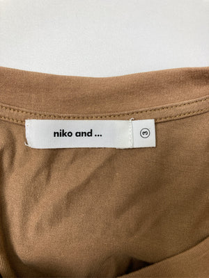 niko and .../ニコアンド/Tシャツ/カットソー/トップス/ブラウン/3