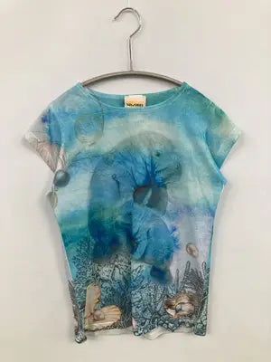 SUNSHiRT/Tシャツ/カットソー/トップス/スカイブルー/M